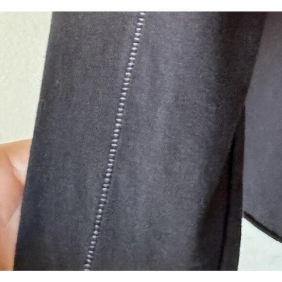 Thom Krom Men’s Size Medium Black long Sleeve Shirt Stitching Style# M TS 246 - Picture 5 of 12